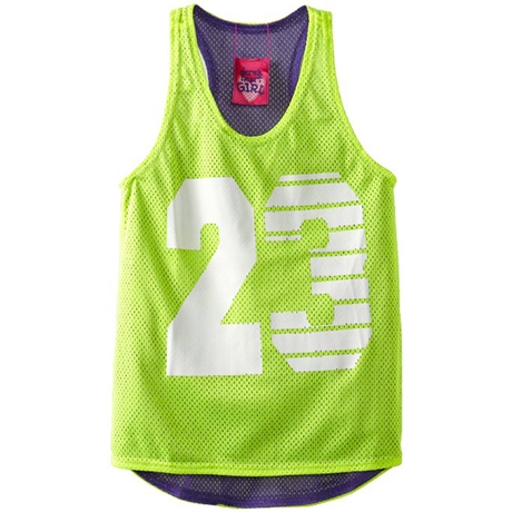 Derek Heart Girl 7-16 Reversible Mesh Tank