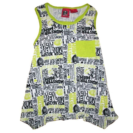 Monster High Girls Racerback Tank Top Shirt