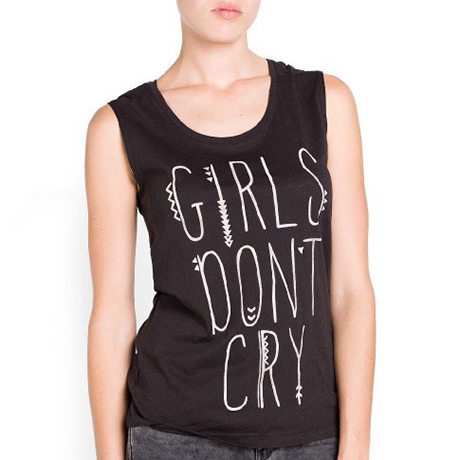 Mango Women's Typographic Print T-Shirt